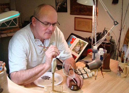 Steven A. Weaver Working at Desk