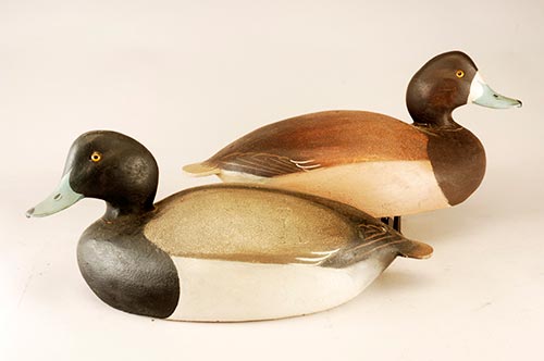 Ward Bros Bluebill Decoy Pair